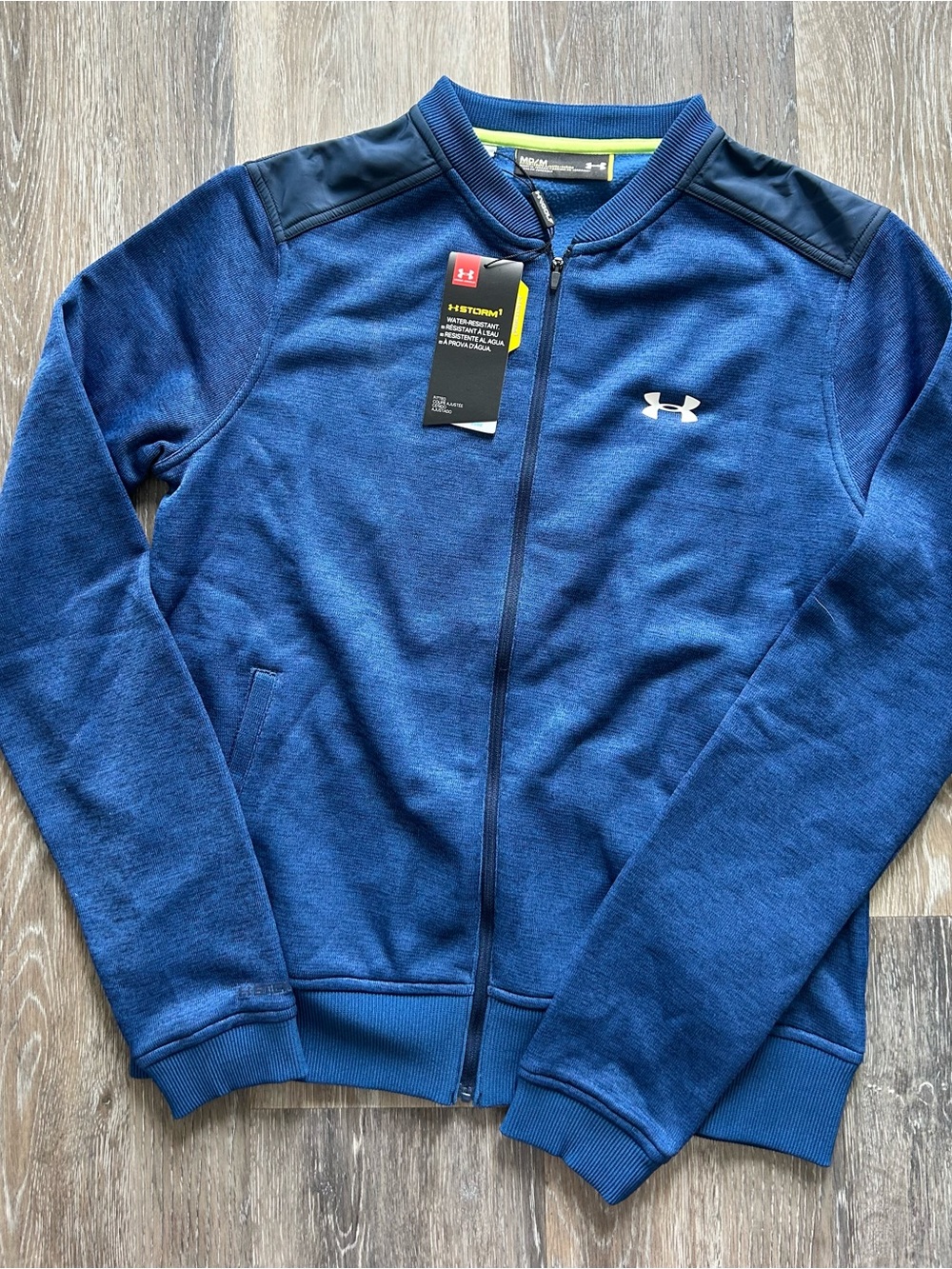 Under Armour Blue Zip-Up Storm Pullover